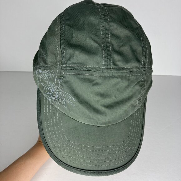 KUHL Women's Gray Floral Heart Logo 5 Panel Adjustable Hat Cap - Picture 3 of 9